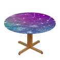 thumbnail image 3 of HAOXIT Fitted Tablecloth Edge Oil-Proof Table Cover Stain-Resistant Table Cloth Fits Tables 42-46, 3 of 8