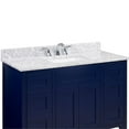 thumbnail image 5 of Altair 49 in. Natural Marble Vanity Top with White Sink, 5 of 7