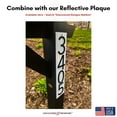 thumbnail image 4 of Discovered Designs - Individual 3D Acrylic Mailbox Number – Self Stick – Long Lasting – Weatherproof – Made in USA (White 4 inch Number 0), 4 of 9