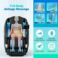 thumbnail image 4 of Massage Chair Full Body, Shiatsu Massage Chair Recliner with Airbag Massage, LCD Touch Screen, Lower Back and Calf Heating, Zero Gravity Modes (Black), 4 of 9