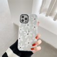 thumbnail image 4 of Funda Floral De Vaca Para iPhone 13 12 11 Pro Max X XS XR SE2 8 Plus 7 A Prueba De Golpes Suave TPU Cubierta Completa, 4 of 4