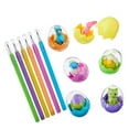thumbnail image 3 of Pen+Gear Eraser Pals & Push Pencils, 6 Count, Green, Easter Basket Stuffer & Gifts, 3 of 5