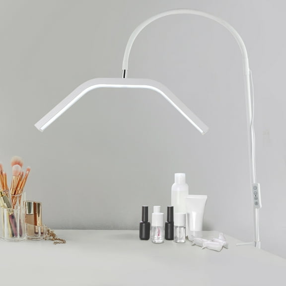 Portable Half Moon LED Desk Lamp for Eyelash Extensions and Beauty Work