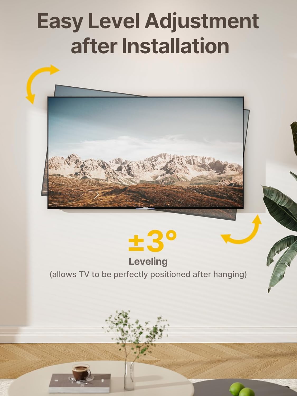 monTEK Full Motion TV Wall Mount for 23–65 Inch Flat & Curved TVs, Swivel & Tilt Articulating TV Bracket, VESA 75x75 to 400x400mm, Holds up to 77 lbs, Single Stud, Black