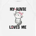 thumbnail image 4 of Inktastic My Auntie Loves Me Girls Baby Bodysuit, 4 of 5