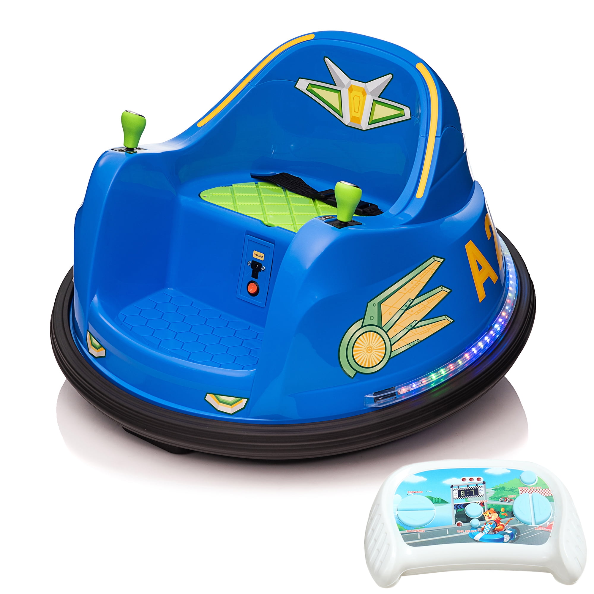 6V Kids Toy Electric Ride On Bumper Car Vehicle Remote Control 360 Spin