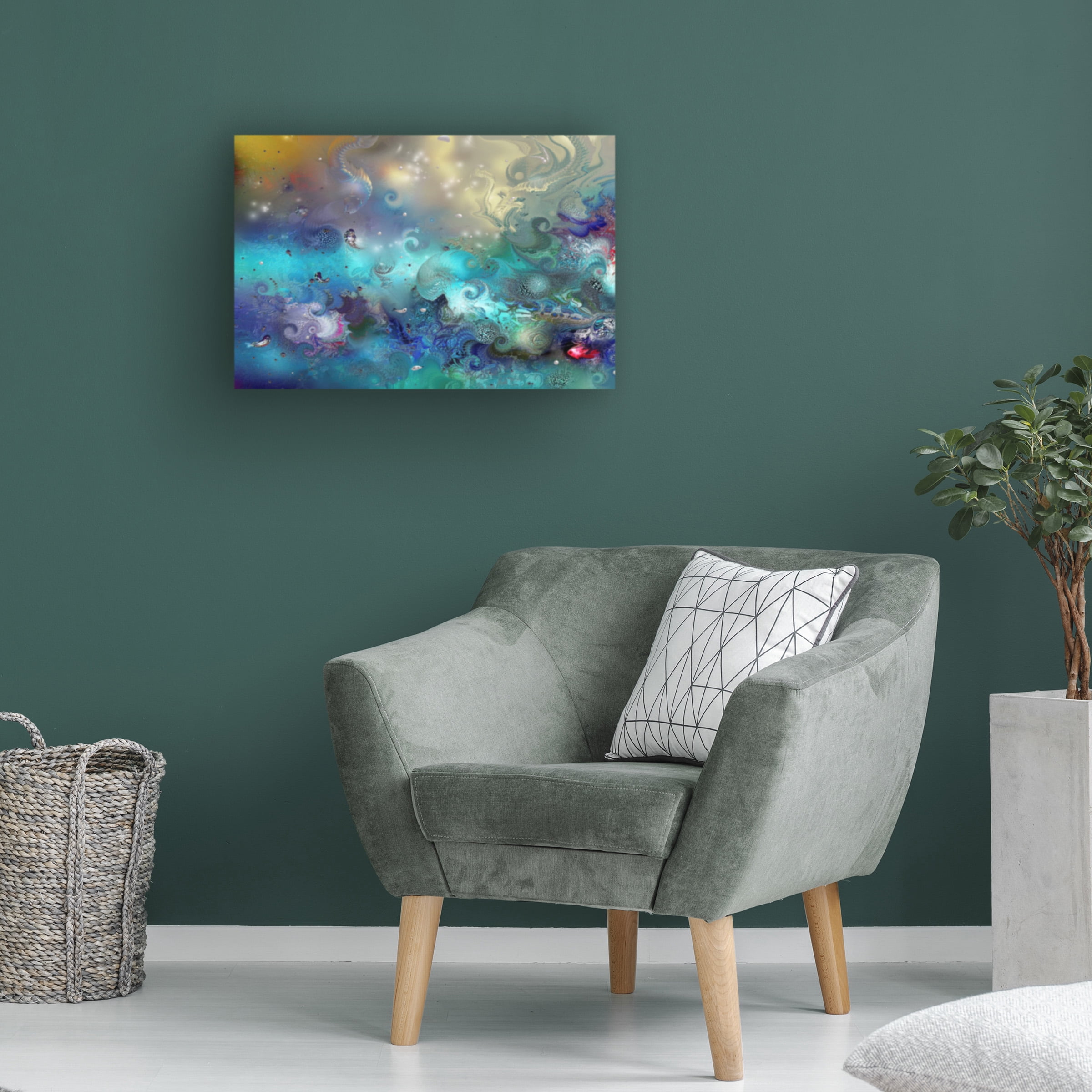 Natalia Rudzina 'Coral Reef 73' Canvas Art
