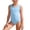 1-Blue169, variant on Girls Summer Active Solid One-Piece Swimsuit Beach Quick Dry Bathing Suit, Sizes 3-16