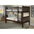 thumbnail image 2 of Chelsea Home Furniture Masion Twin Over Twin Mission Bunk Bed in Chocolate, 2 of 2