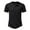 Black, variant on Lovskoo Mens Casual Henley Shirts V Neck Short Sleeve Trendy Casual Solid Color Slim T Shirt Tops Blouse Vacation Beach Summer Tops Black