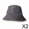 thumbnail image 1 of 2 Gorros De Baño Rusos De Fieltro, Ideales Para Sauna, Ducha, Uso Masculino Y Femenino En Casa De Baño, Color Gris., 1 of 8