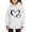 White, variant on BaoFuBaoMei Travel Hoodies for Boys Girls Valentines Heart Long Cuffed Sleeve Sweatshirt Tops Fleece Lined Loose Hooded Fall Outfits for School Party Classroom Celebration