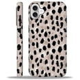 thumbnail image 2 of FKBRCL4U Compatible with iPhone 16 Plus Case, Cute Black Brown Leopard Print Pattern for Girl Full Body Design Soft Silicone Drop Shock Scratch Protection for iPhone 16 Plus, 2 of 7