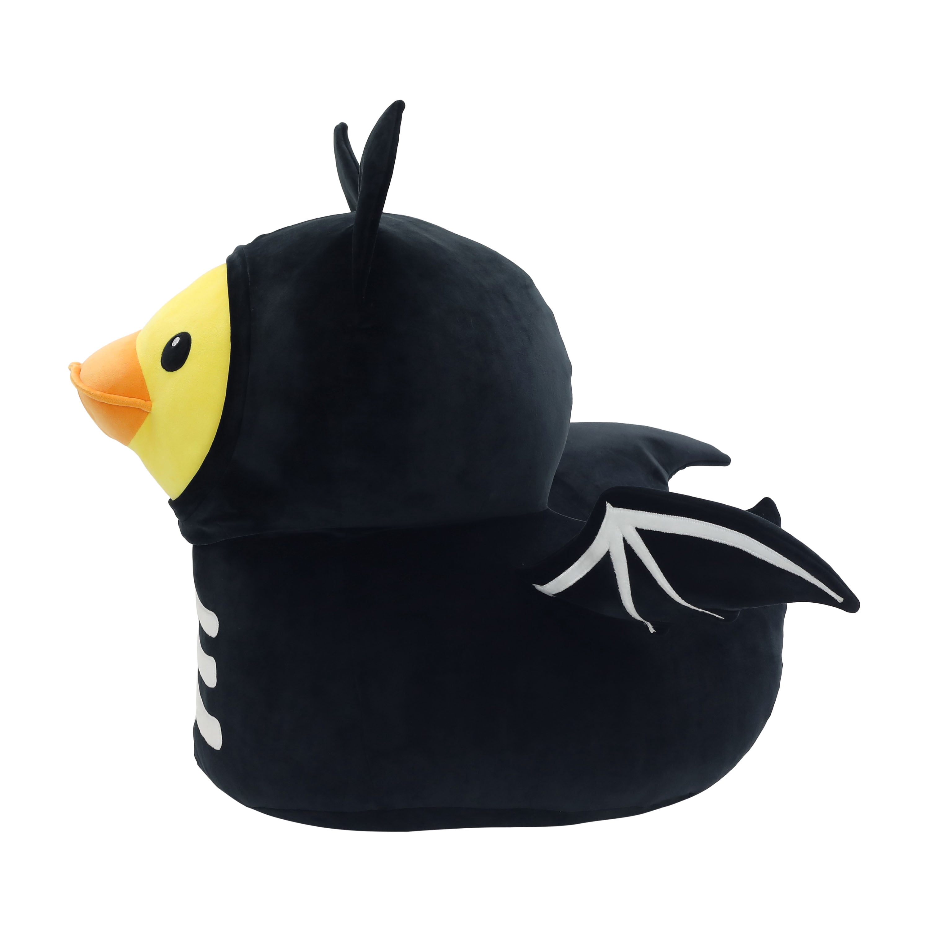 Way To Celebrate Quackerz Jumbo Halloween Black Bat Plush Duck