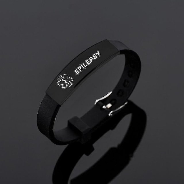 Pulsera de información médica YONGSHENG Silicona de acero titanio