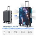 thumbnail image 4 of Yiaed Crystal Pattern White Horse Print Travel Luggage Cover Suitcase Protector Fits 18-32 Inch Luggage Wheel Covers Patterned Elastic Luggage Anti-scratch（No luggage）（No luggage）-, 4 of 5