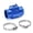 BLUE 34mm, variant on 1Pc Water Temp Temperature Joint Pipe Sensor Gauge Radiator Hose Adapter Size 28mm / 30mm / 32mm / 34mm / 36mm / 38mm / 40mm