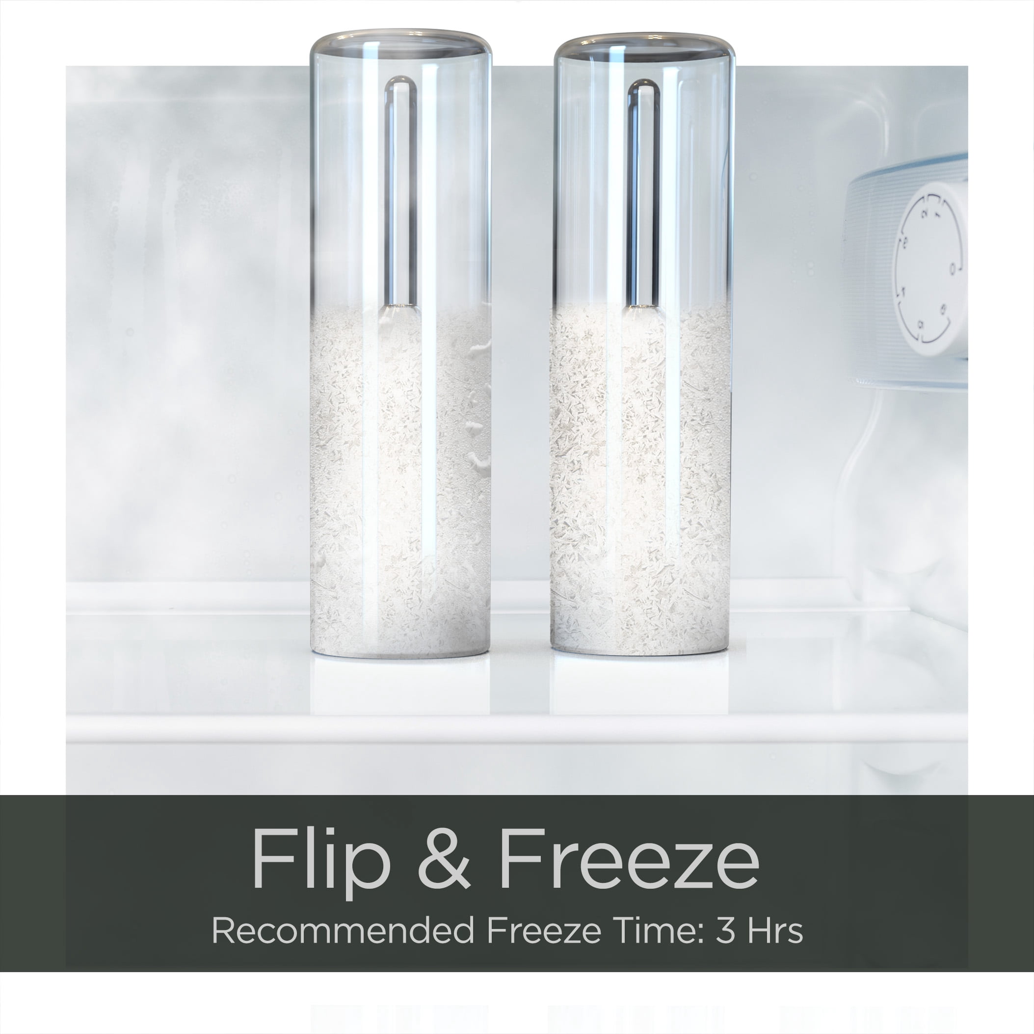 SoHo Champagne Flutes Glasses, Set of 2 Double Walled Insulated Chiller Freezer Cups for Cold Drinks (6.8oz) Gift for Her/Women (Gift Boxed)