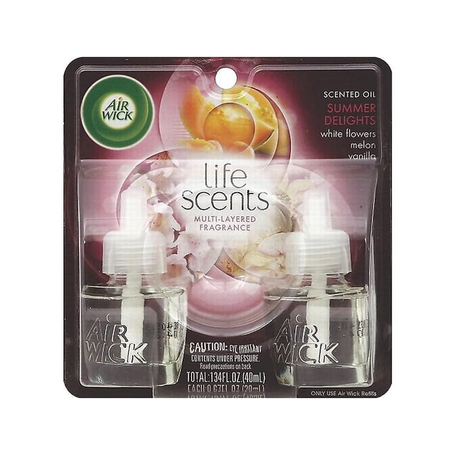 Recambio de aceite perfumado Air Wick Plug in Summer Delights, 2 x 120 ml