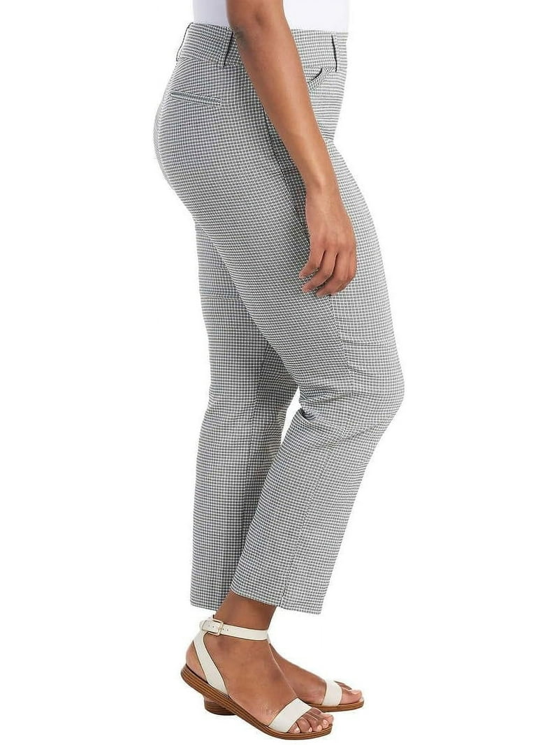 Hilary Radley Women's Tummy Control Pull on Ankle Pant (1753633