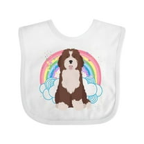 Inktastic Bernedoodle Dog Girls Baby Bib