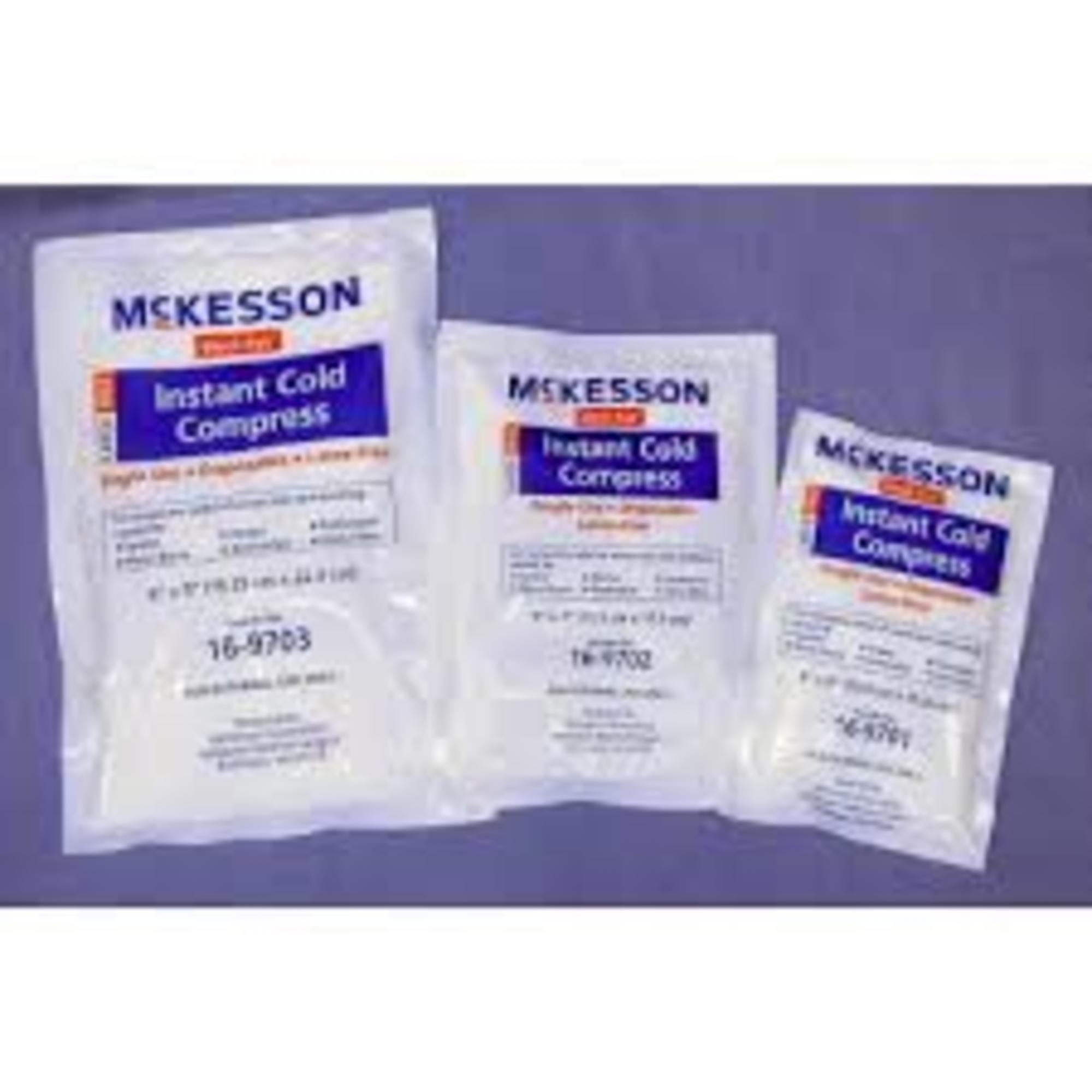 McKesson Cold Compress - Instant Ice Pack for Minor Injuries, 6 in x