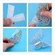 thumbnail image 3 of 24 pegatinas de pared de mariposas 3D en 3 tamaños. Calcomanías de pared de mariposas para decoración de habitaciones, dormitorios, fiestas y bodas., 3 of 4