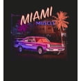 thumbnail image 2 of Car Fanatic Miami Muscle Crew Neck Long Sleeve Adult Tee-3XL-Black, 2 of 2
