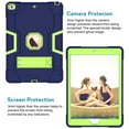 thumbnail image 2 of FIEWESEY Case for iPad 10.2 Inch 9th Gen,Kids Heavy Duty Shockproof Rugged With Stand Protective Case for Apple iPad 10.2 inch 7th/8th/9th Generation Tablet 2019/2020/2021 Released(Navy/Green), 2 of 6