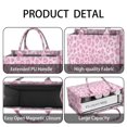 thumbnail image 4 of Large Capacity Tote Bag,Pink and Pink Of Leopard Print Handbag Fashion Luxury Tote Bag,15.7"x13"x 5.1" Inches,Laptop Compatible, 4 of 6