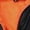 Orange, variant on Uaswgudfs Women's Solid Color Hooded Puffer Jacket Zipper Long Sleeve Casual Outerwear with Two Pockets Black L