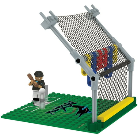 Miami Marlins OYO Sports Batting Cage Playset - No (The Best Little League Bat)