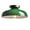 Green, variant on Claxy 12" Green Flush Mount Ceiling Light with Dome Metal Shade