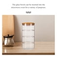 thumbnail image 6 of LOLIPPYY 4-Pack Assorted Color Stackable Glass Pantry Jars with Lids for Kitchen Storage and Family Use, 6 of 8