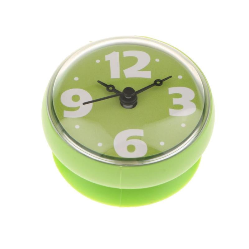 Suction Cup Wall Clock Timer Bathroom Shower Silicone Clock, Waterproof