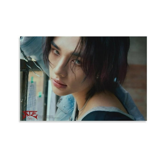 Hyunjin Stray Kids ATE FASHION ARTIST IDOLS Canvas Poster Bedroom Decor Sports Landscape Office Room Decor Gift