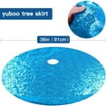 thumbnail image 2 of MesaSe Sequined Christmas Tree Skirt  24-Inch Sequined Double-Layer Tree Cushion Christmas Tree Decoration  Double-Layer  Easy-To-Wear Christmas Tree Skirt, 2 of 6