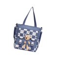 thumbnail image 2 of Bolso de hombro para mujer jinwen Gran Capacidad Azul, 2 of 8