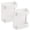 White, variant on JJYY 1PC/2Pcs Multifunctional Wall Mounted Storage Box - Remote Control and Mobile Phone Holder, Air Conditioner Stand, and Organizer Container