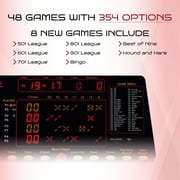 Arachnid Cricket Pro 900 Talking Electronic Dartboard with Soft Tip Darts, AC Adapter, and Operating Manual