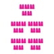 thumbnail image 2 of Seitruly Paquete de 10 tapones para los oídos con aislamiento para la prevención del ruido del sueño de viaje rosa rojo Type2 NO2, 2 of 6