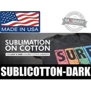 SUBLICOTTON DARK TRANSFER PAPER 25 Sheets A4 PK 8.27"X11.69" Sublimation Paper for Cotton #1, Print With Sublimation Inks