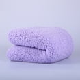 thumbnail image 2 of Reafort Ultra Soft Sherpa Body Pillow Cover/Case with Zipper Closure 21"x54" (21"x54" Body Pillow Cover, Lilac), 2 of 4