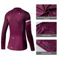 thumbnail image 5 of Santic Women's Cycling Jersey Long Sleeve Bicycle Jacket Bike Shirt Breathable Quick Dry Biking Tops, 5 of 5