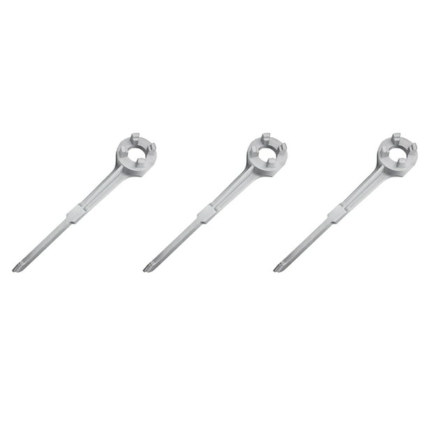 3X Bung Wrench, Drum Wrench Aluminum Barrel Opener Tool for 10 15 20 30