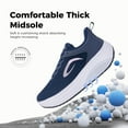 thumbnail image 2 of HI HATIDE Wide Toe Box Shoes Women Arch Support Walking Shoes for Plantar Fasciitis Wide Width Orthotic Tennis Sneakers, 2 of 11