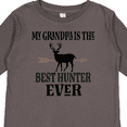 thumbnail image 4 of Inktastic Deer Hunting Grandpa Best Hunter Ever Boys Long Sleeve Toddler T-Shirt, 4 of 5