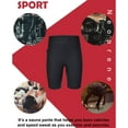 thumbnail image 7 of Men's Workout Sauna Hot Sweat Thermo Shorts Body Shaper Neoprene Athletic Yoga Pants Gym Tummy Slimming, 7 of 7