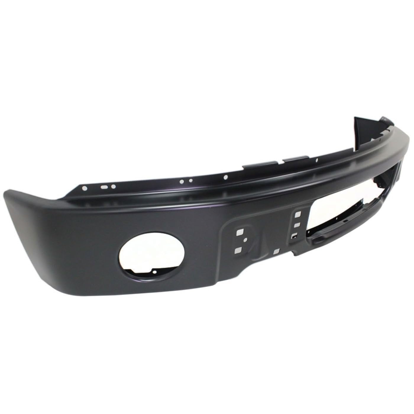 Suitable for Heavy-Duty Front Bumper for 2009-2014 Ford F-150, Black Steel Replacement with Fog Light Holes, No Sensor Holes - Ultimate Protection for Your Truck