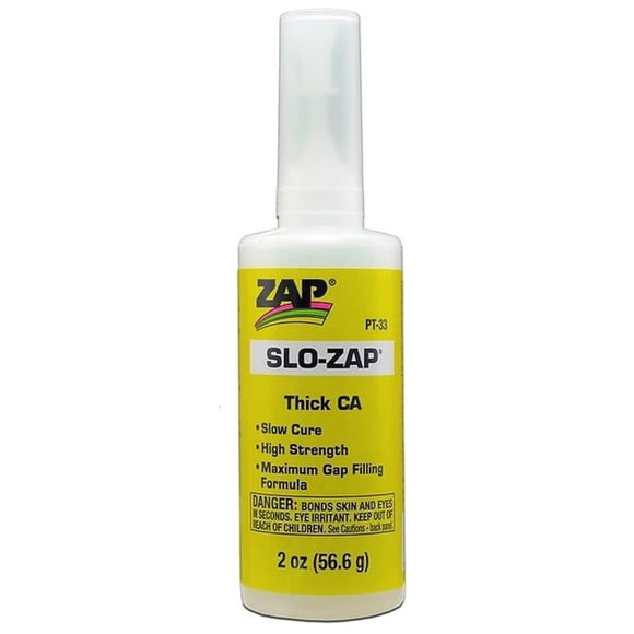 Zap Glue Slo-Zap Colle Épaisse, 2 oz